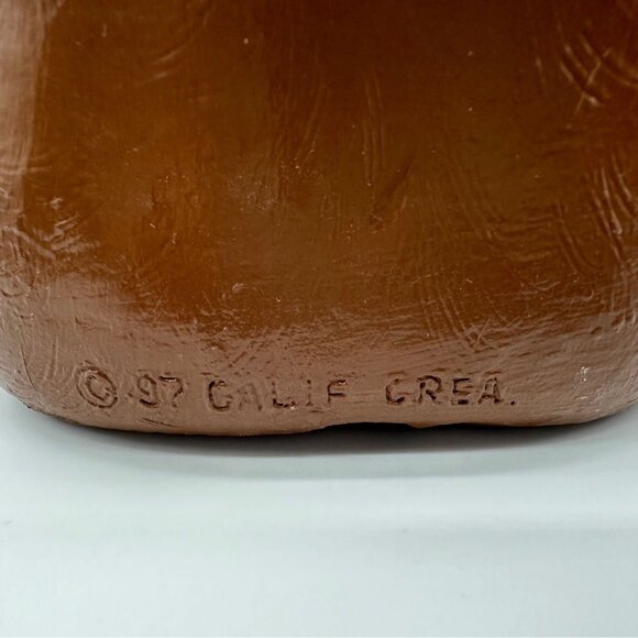 Vintage Santa Claus Bear Christmas Tree Lighted Ceramic 1990s Kitschy Decoration - Picture 6 of 10